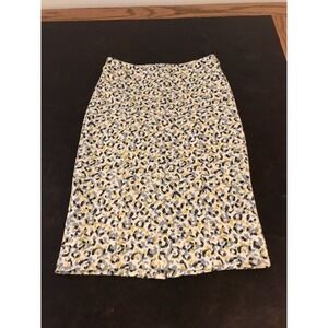Anthropologie Maeve High Waist Leopard Print Jacquard Knit Pencil Skirt - XS NWT